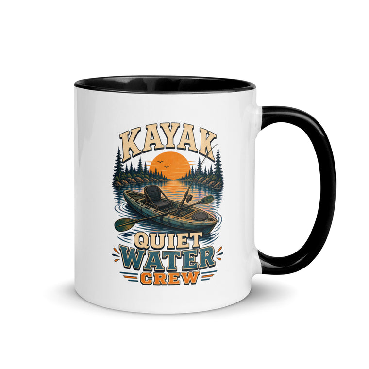 Kajak Ruhiges Wasser Crew Tasse Zweifarbig Handle Right Produktbild 1
