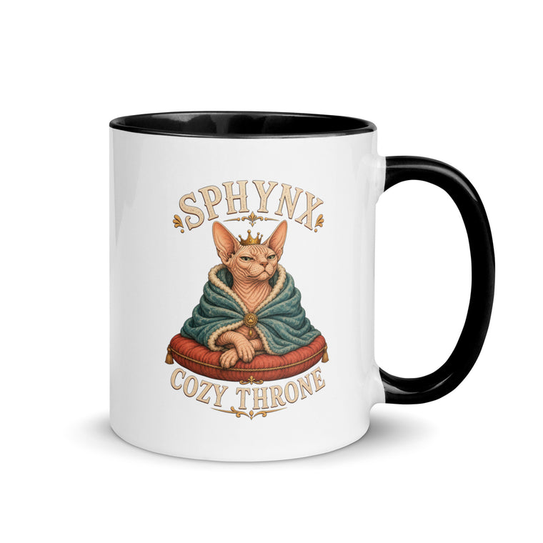 Sphynx Gemütlicher Thron Tasse Zweifarbig Handle Right Produktbild 1