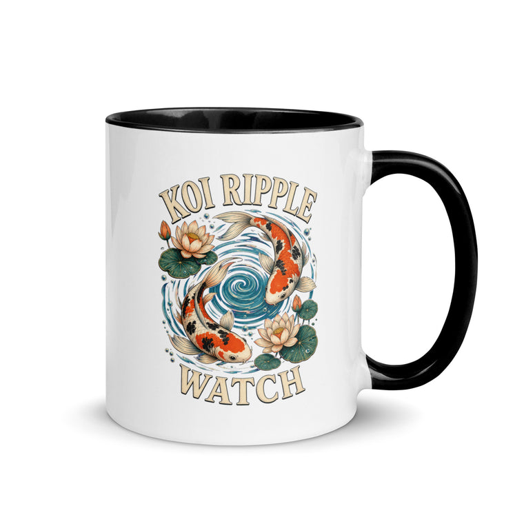 Koi Wellen Beobachtung Tasse Zweifarbig Handle Right Produktbild 1