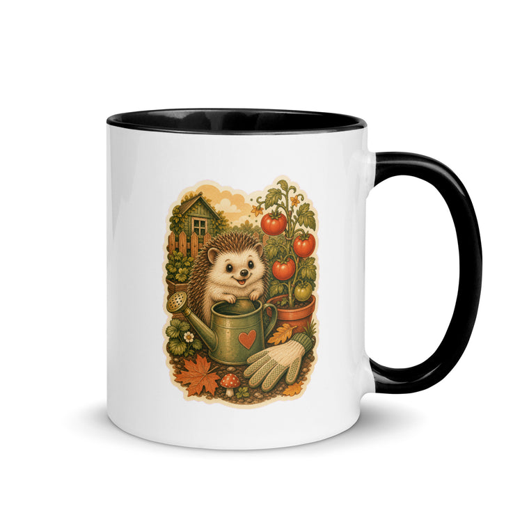 Igel Garten Tomaten Tasse Zweifarbig Handle Right Produktbild 1