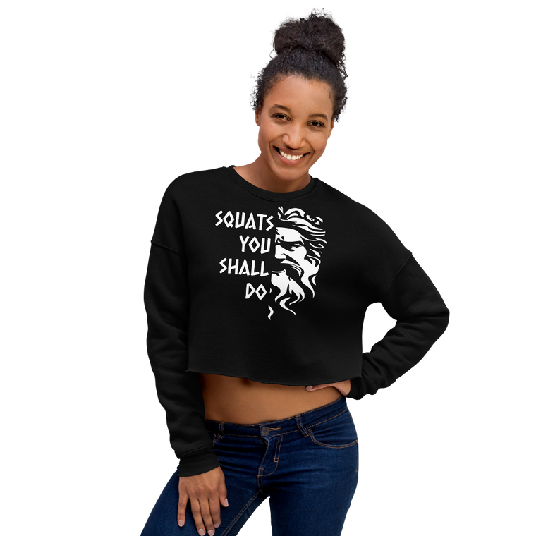 Squats You Shall Do  | Crop Sweatshirt