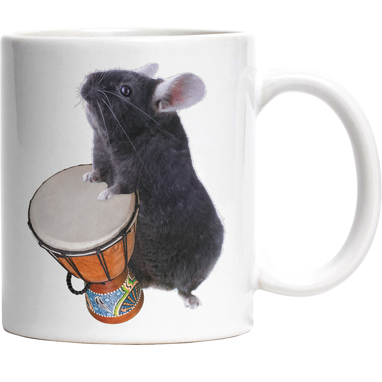 Chinchilla trommelt Djembe