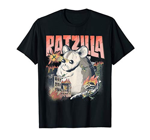 RATZILLA Süße Ratte | Rattenbesitzer Geschenk | Farbratte T-Shirt in Default Title in Größe 
