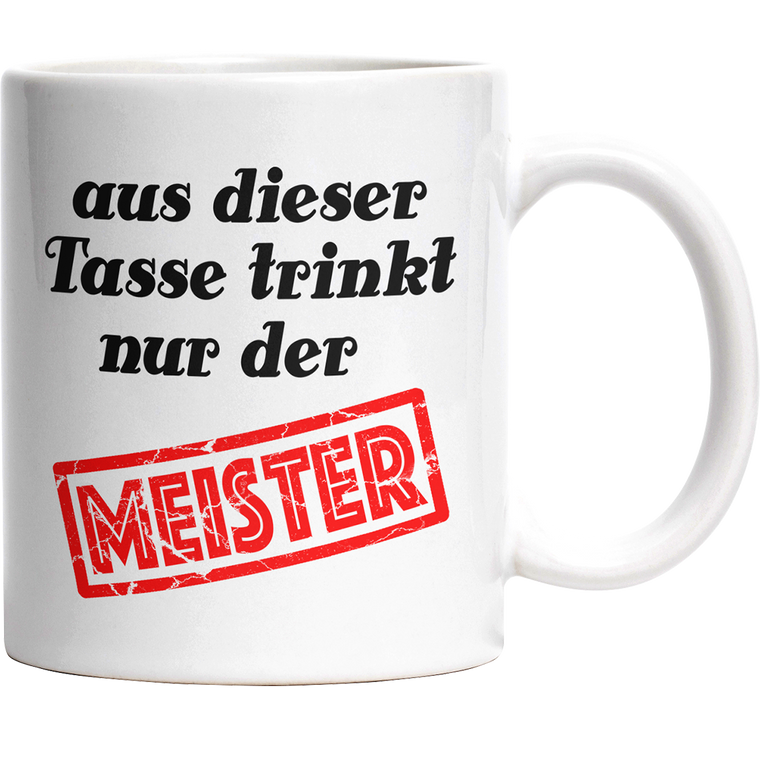 Tasse für den Meister Lustiger