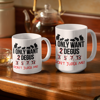 Lustiger Degu Spruch | Tasse