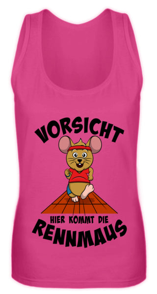 Motiv für Läufer, Sprinter, Marathoni | Frauen Tank Top in Pinky in Größe S