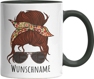 Momlife Personalisierbar Name Witzige Black Tasse kaufen Geschenk