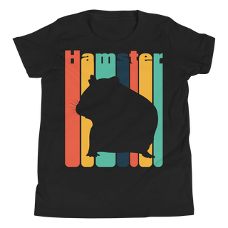 Zeigt ein T-Shirt für Kids und Teenager mit Hamster Vintage | T-Shirt für Kinder & Jugendliche