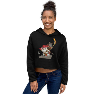 Produktbild zeigt Barbarian Chinchilla Brothers | Crop Hoodie