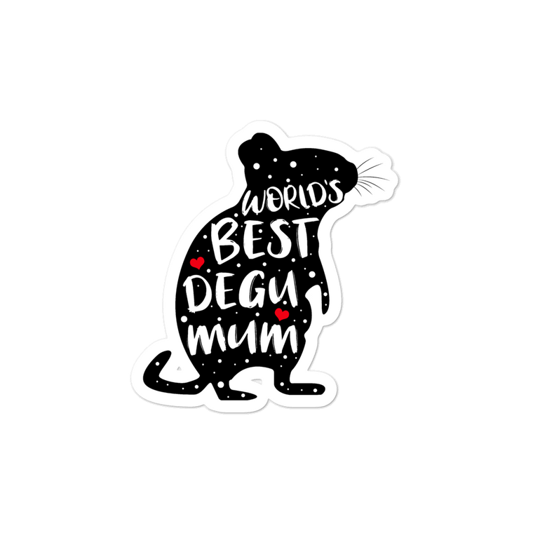 World's Best Degu Mum | Vinyl decal