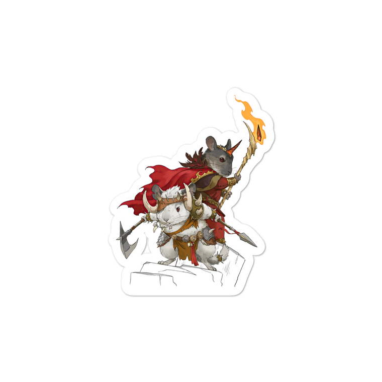 Barbarian Chinchilla Brothers | Vinyl decal