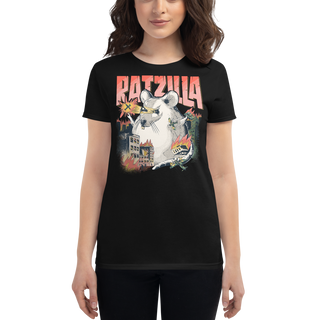 Eine Dame trägt Ratzilla | Frauen T-Shirt