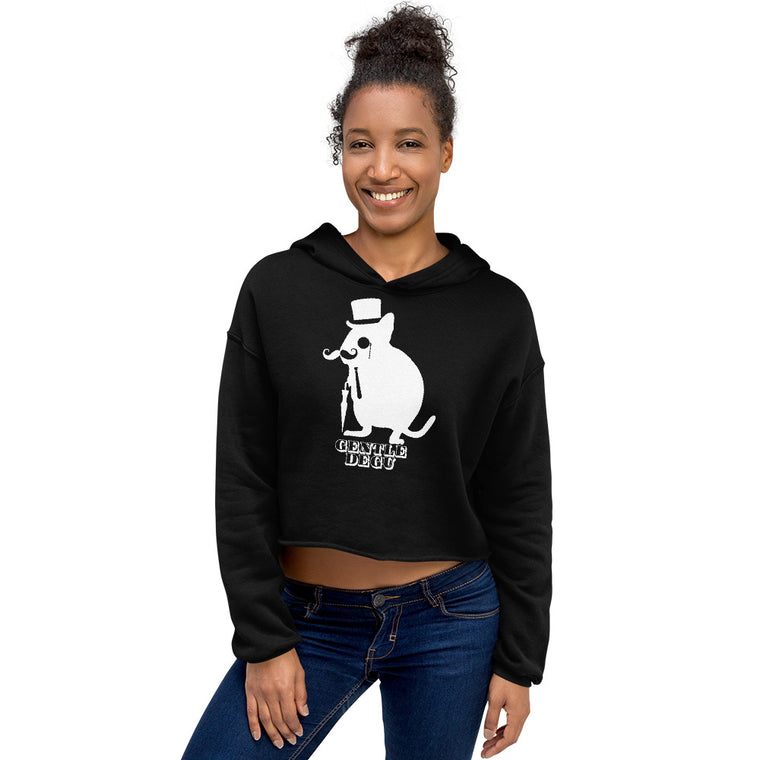Produktbild zeigt Gentle Degu | Crop Hoodie