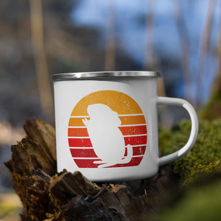 Chinchilla Retro Tasse | Emaille Tasse
