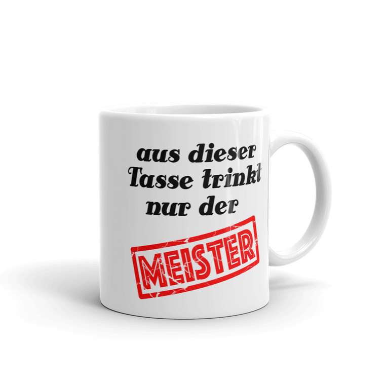 Tasse für den Meister
