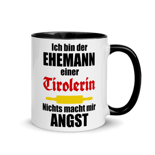 Ehemann einer Tirolerin | Zweifarbige Tasse Lustiger Spruch
