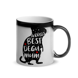 World's Best Degu Mum | Glänzende Zaubertasse