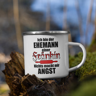 Ehemann einer Fränkin | Emaille Tasse