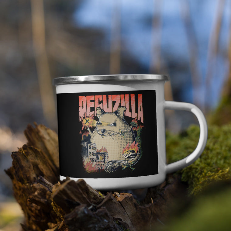 Deguzilla | Emaille Tasse (B)