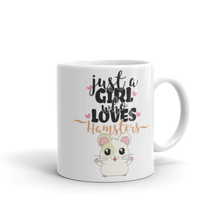 Just A Girl Who Loves Hamsters 2 | Tasse Kaffeebecher online kaufen - jimbeels.store