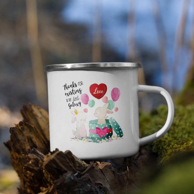 Thanks Bunnys | Emaille Tasse