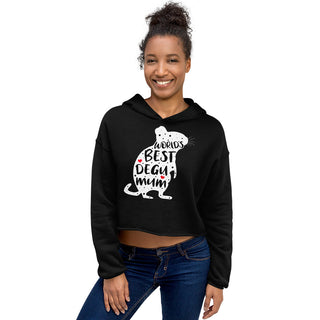 Produktbild zeigt World's Best Degu Mum | Crop Hoodie