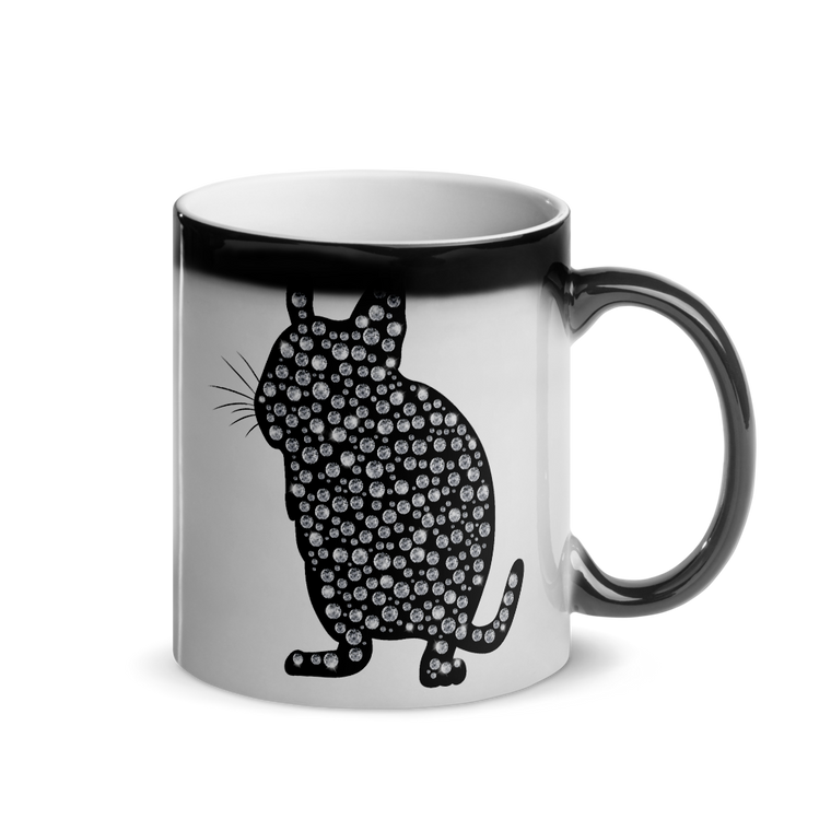 Diamant Degu | Glänzende Zaubertasse