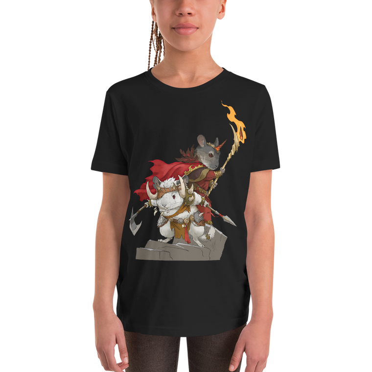 Zeigt ein T-Shirt für Kids und Teenager mit Barbarian Chinchilla Brothers | T-Shirt für Kinder & Jugendliche