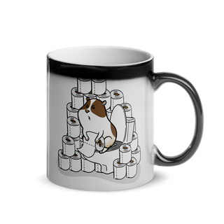 Toilettenpapier hamstern | Glänzende Zaubertasse