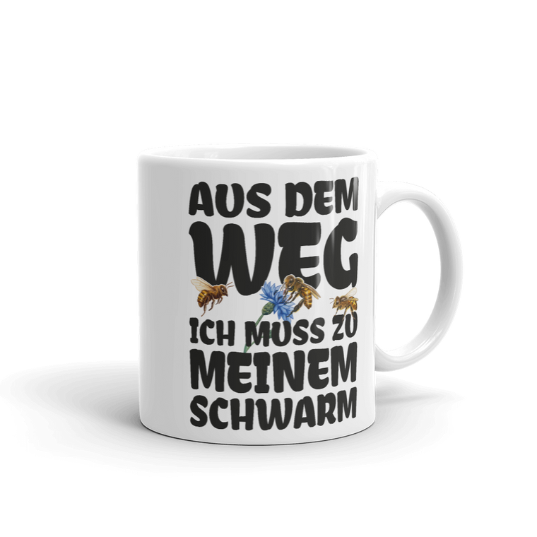 Aus dem Weg ich muss zu meinem Schwarm | Tasse