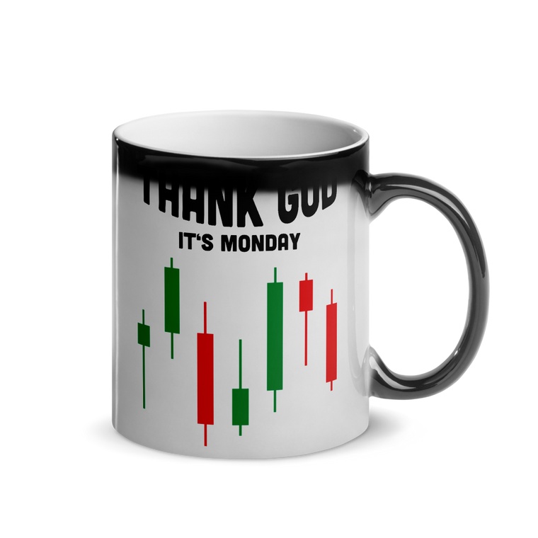 Thank God It's Monday | Glänzende Zaubertasse