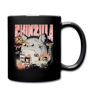 CHINZILLA | Schwarze Kaffeetasse - Schwarz