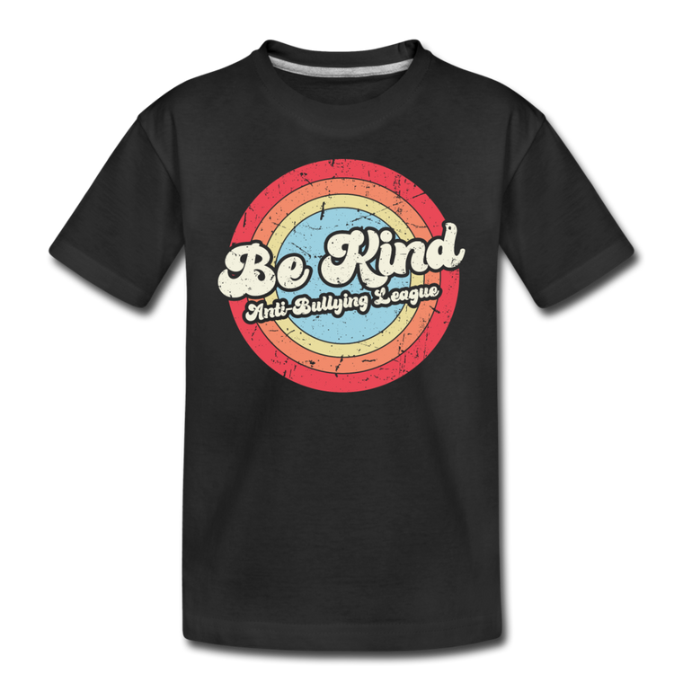 Be Kind Anti-Bullying League | Kinder Premium Bio T-Shirt - Schwarz