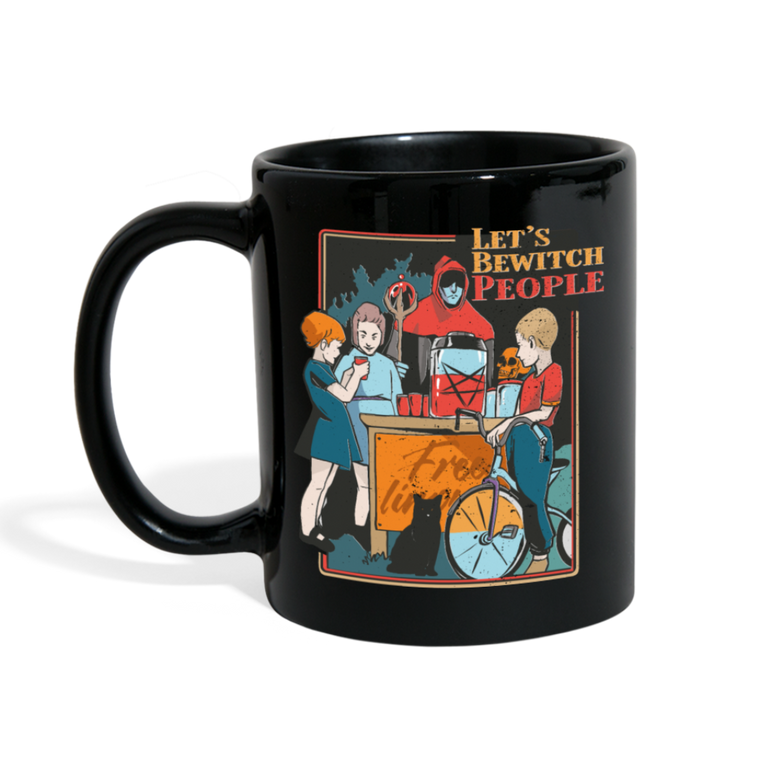 Let's Bewitch People  | Tasse einfarbig - Schwarz