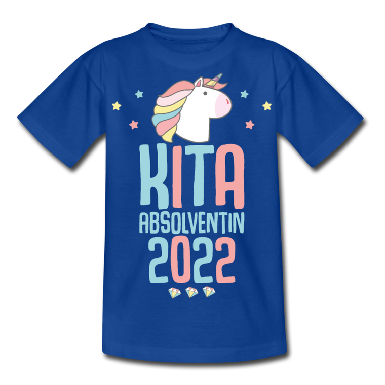 Kita Absolventin 2022 | Kinder & Teenager T-Shirt - Royalblau