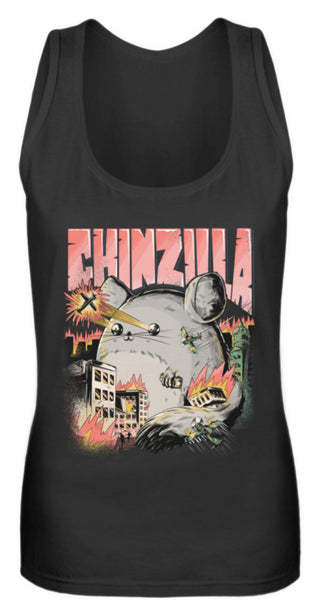 Funny Chinzilla Chinchilla Owners  | Frauen Tank Top in Black in Größe S