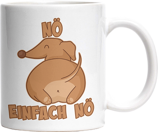 Nö Einfach Nö Dackel Witzige Tasse kaufen Geschenk