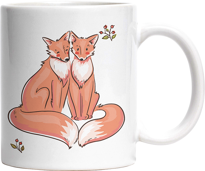 Thanks for existing in my little Galaxy Füchse 2 Witzige Tasse kaufen Geschenk