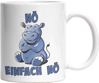 Nö Einfach Nö Hippo Witzige Tasse kaufen Geschenk