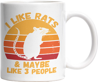I like rats and maybe like 3 more people Witzige Tasse kaufen Geschenk