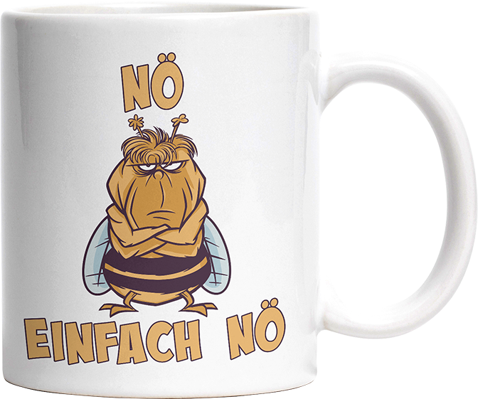 Nö Einfach Nö Biene 3 Witzige Tasse kaufen Geschenk