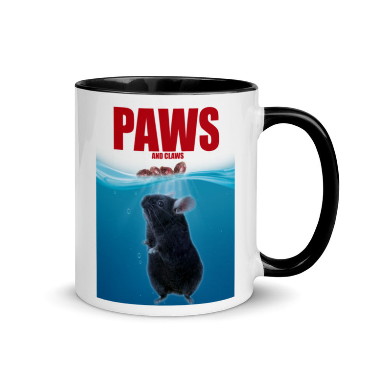 Paws And Claws Mug | Funny chinchilla saying | Chinchillas Dried Rose Hips Coffee Mug Chinchilla Holder Gift