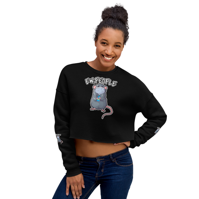 Ew People Ratte | Crop Sweatshirt